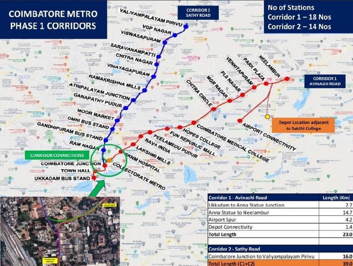 DPR for Coimbatore metro rail project to be submitted to Tamil Nadu